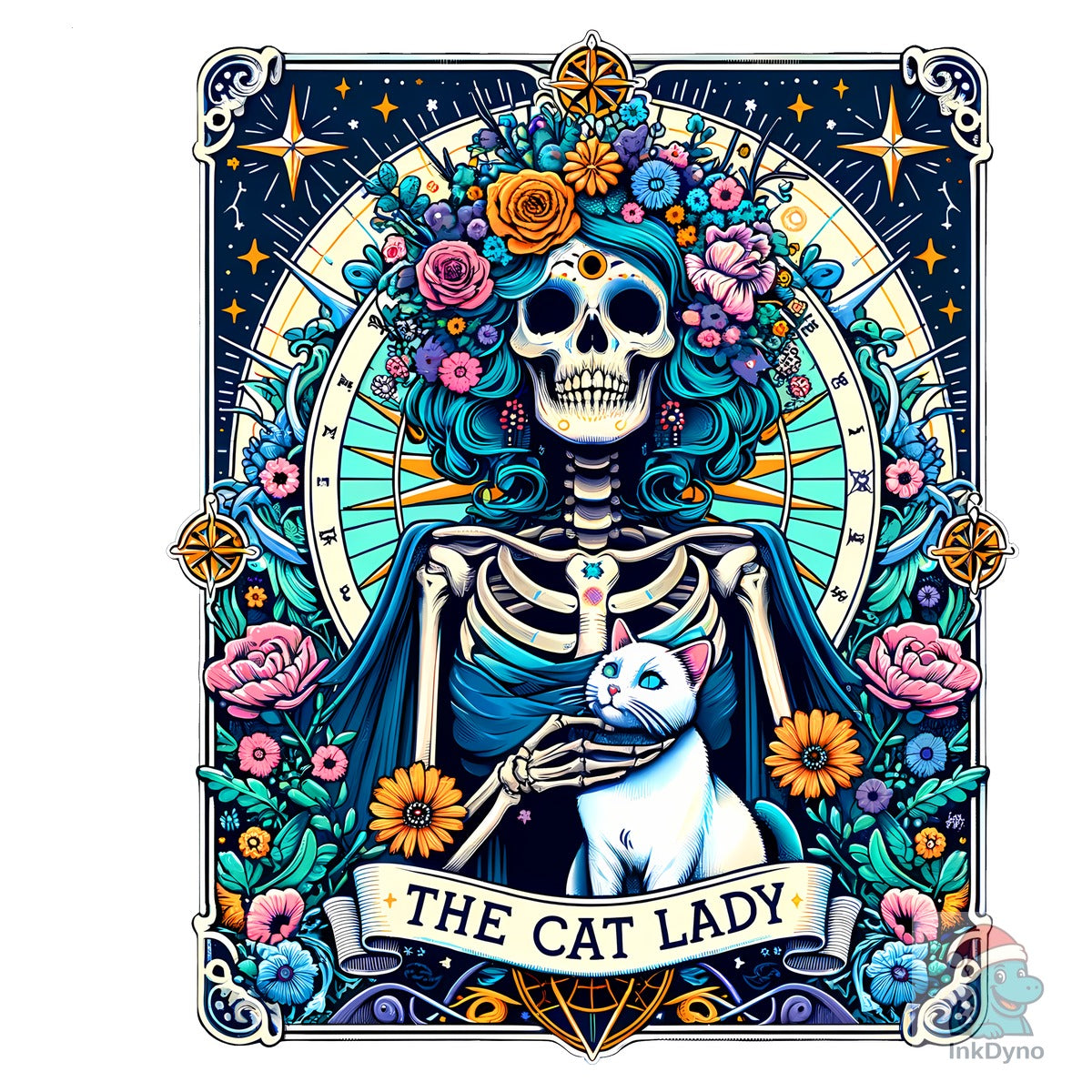 Cat Lady Tarot Card