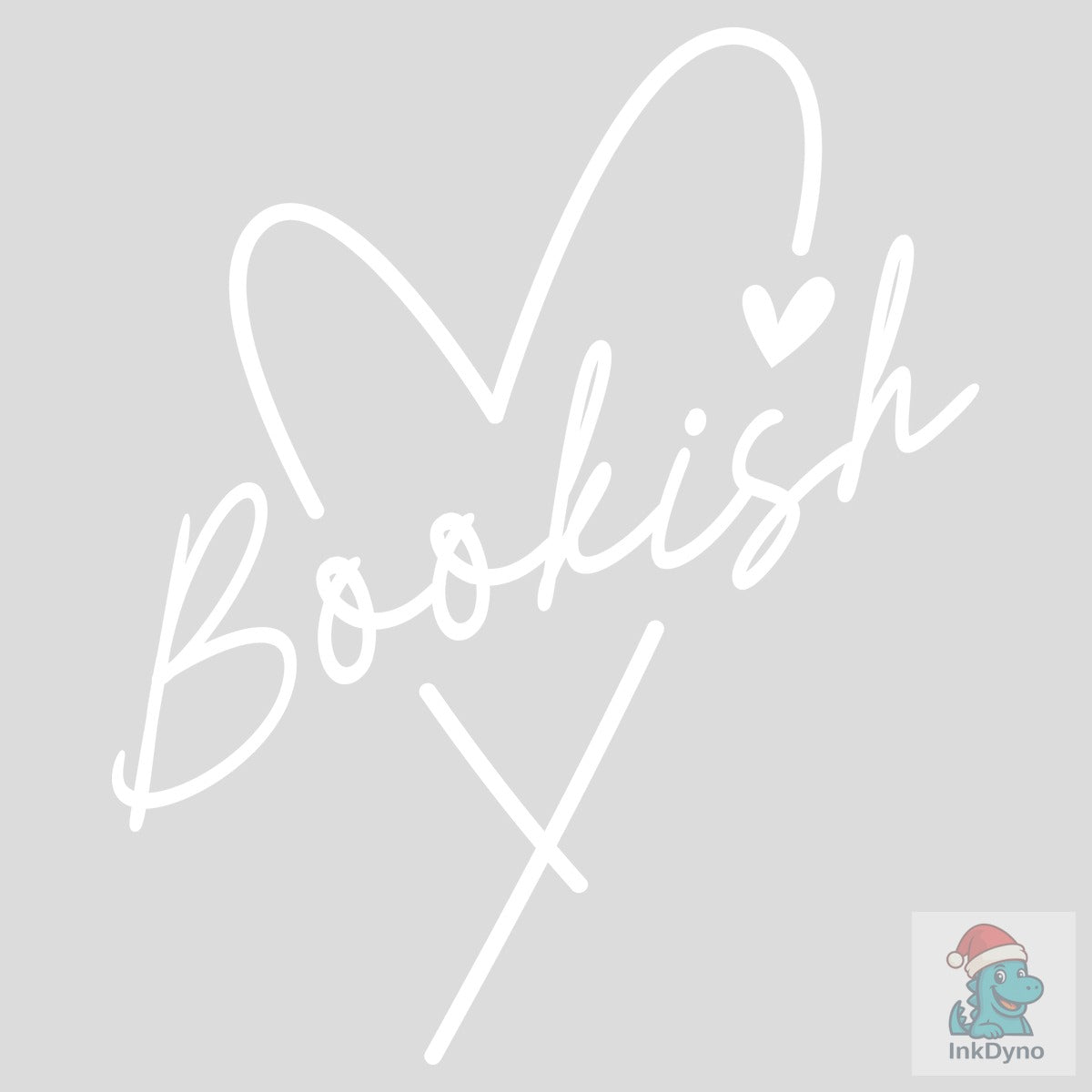 Bookish Heart Reading Tee Design