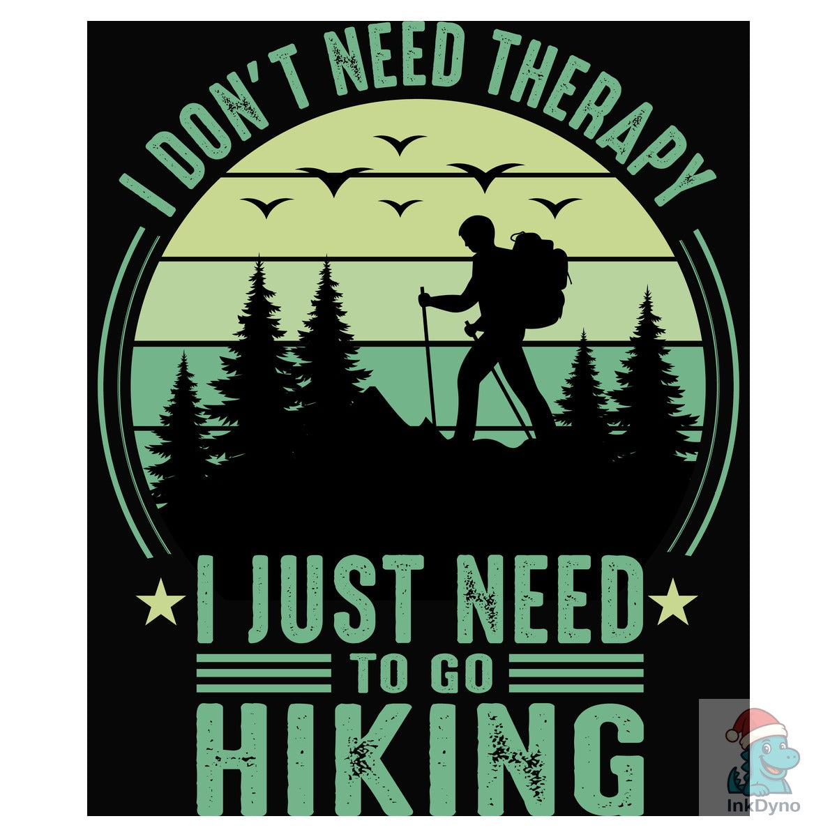 Hiking T Shirt Design