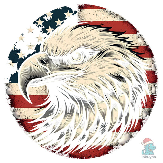 American Eagle Patriotic USA - DTF Transfer