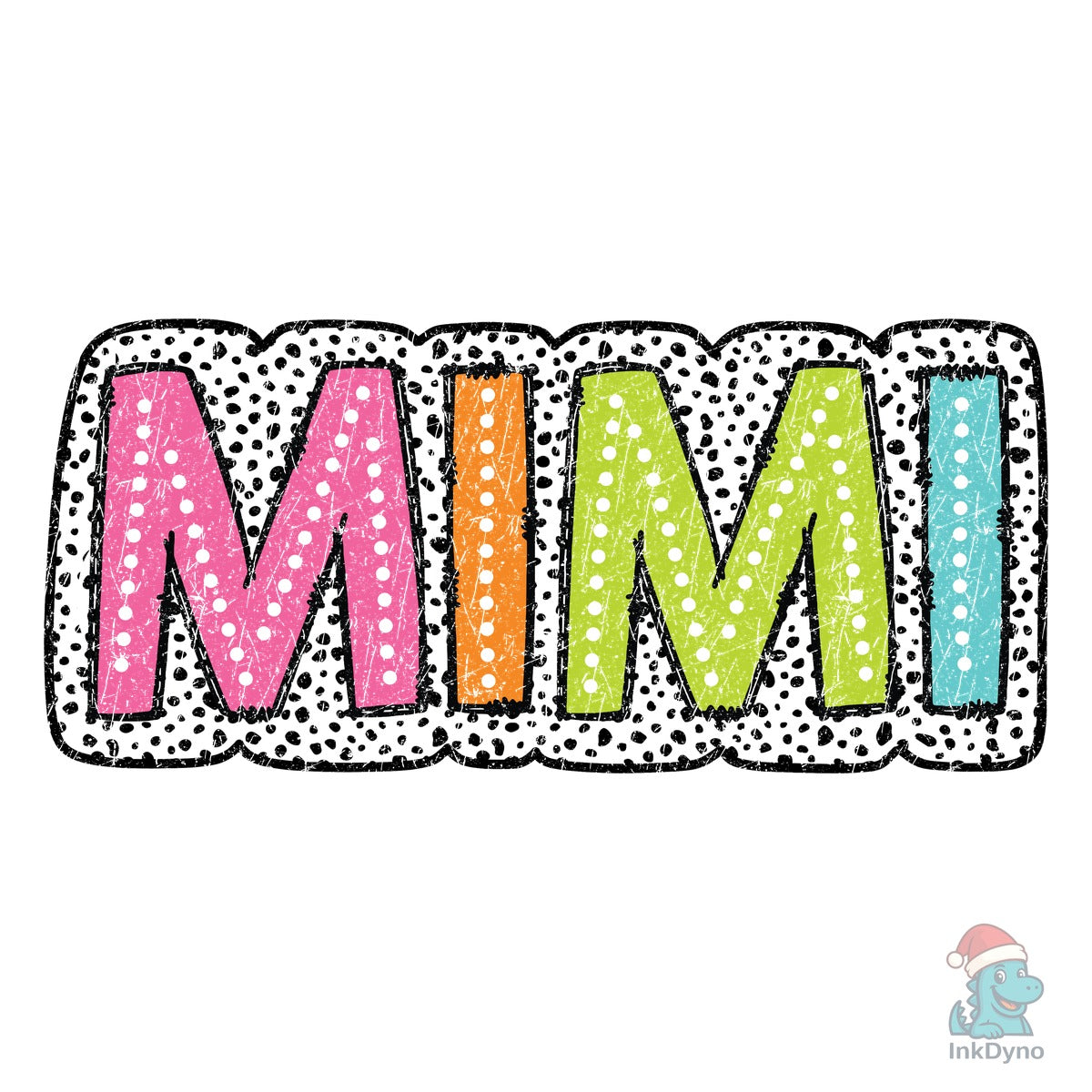 Mimi Dalmatian Dots Bright Doodle