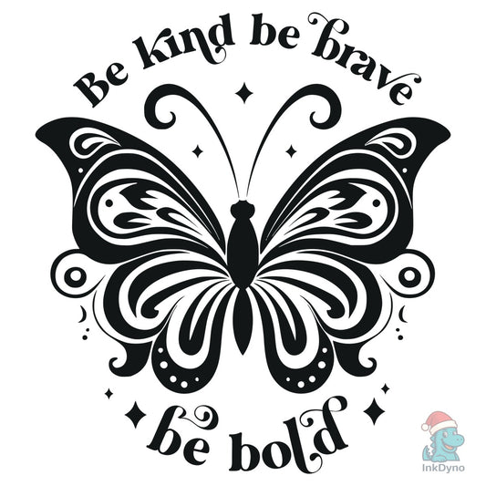 Boho Butterfly Motivational Sleeve - DTF Transfer