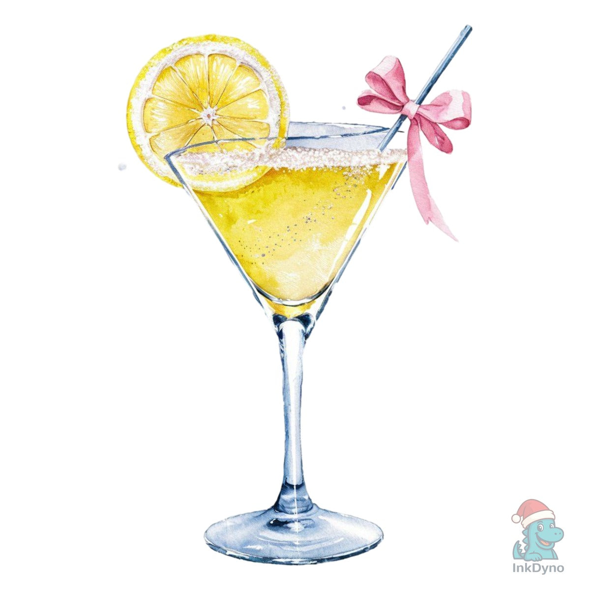 Coquette Lemon Drop with Pink Bow
