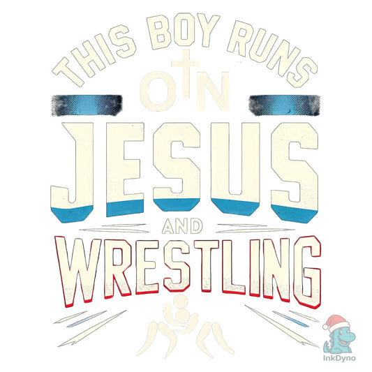 Jesus Religious This Boy Runs - DTF Transfer