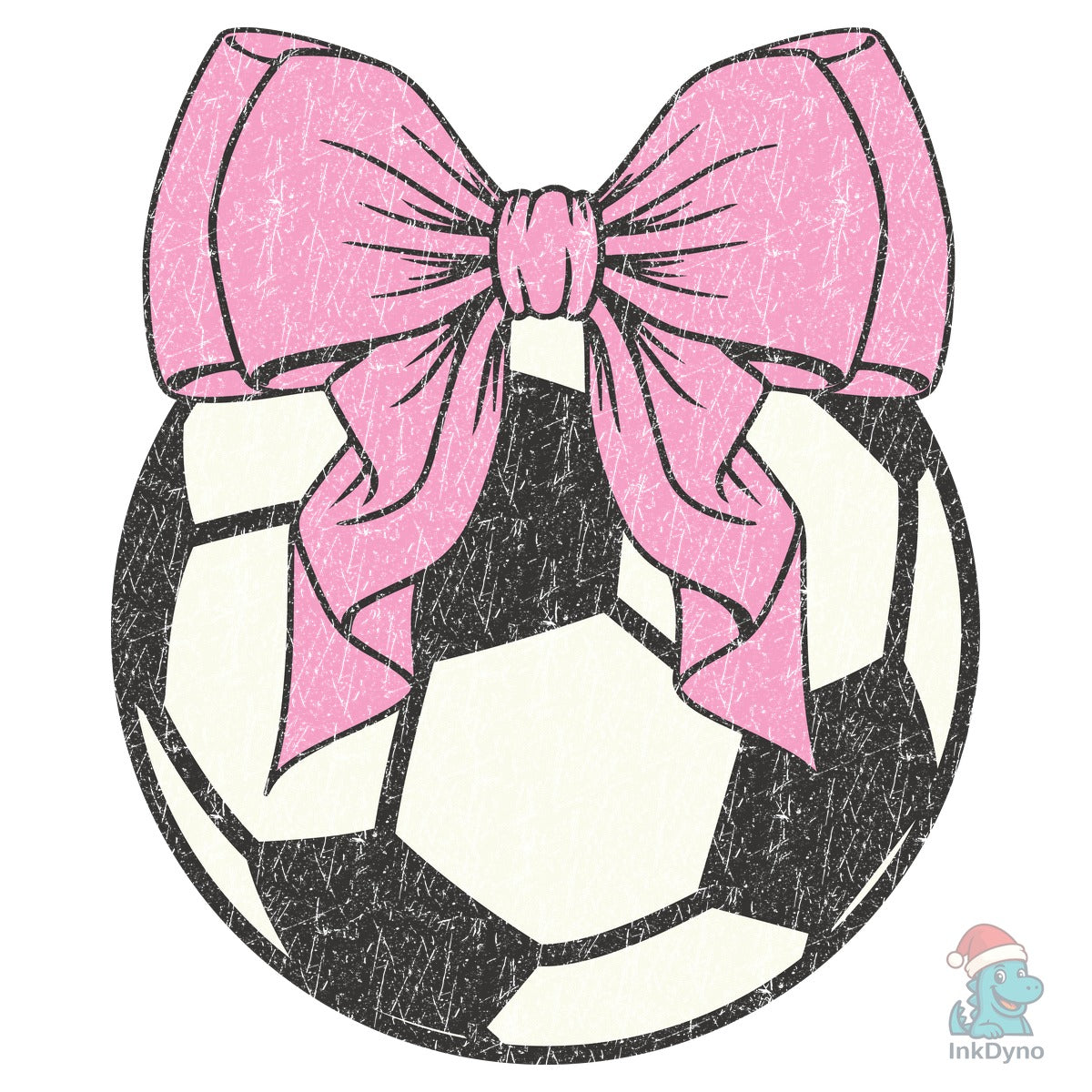 Coquette Soccer Pink Bow