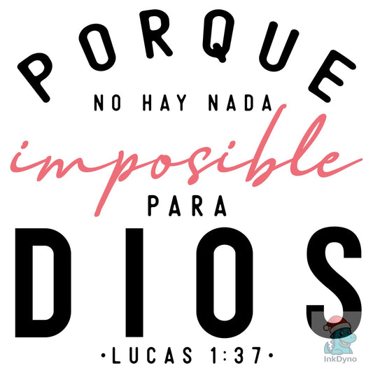 Frases Religiosas Spanish Quote - DTF Transfer