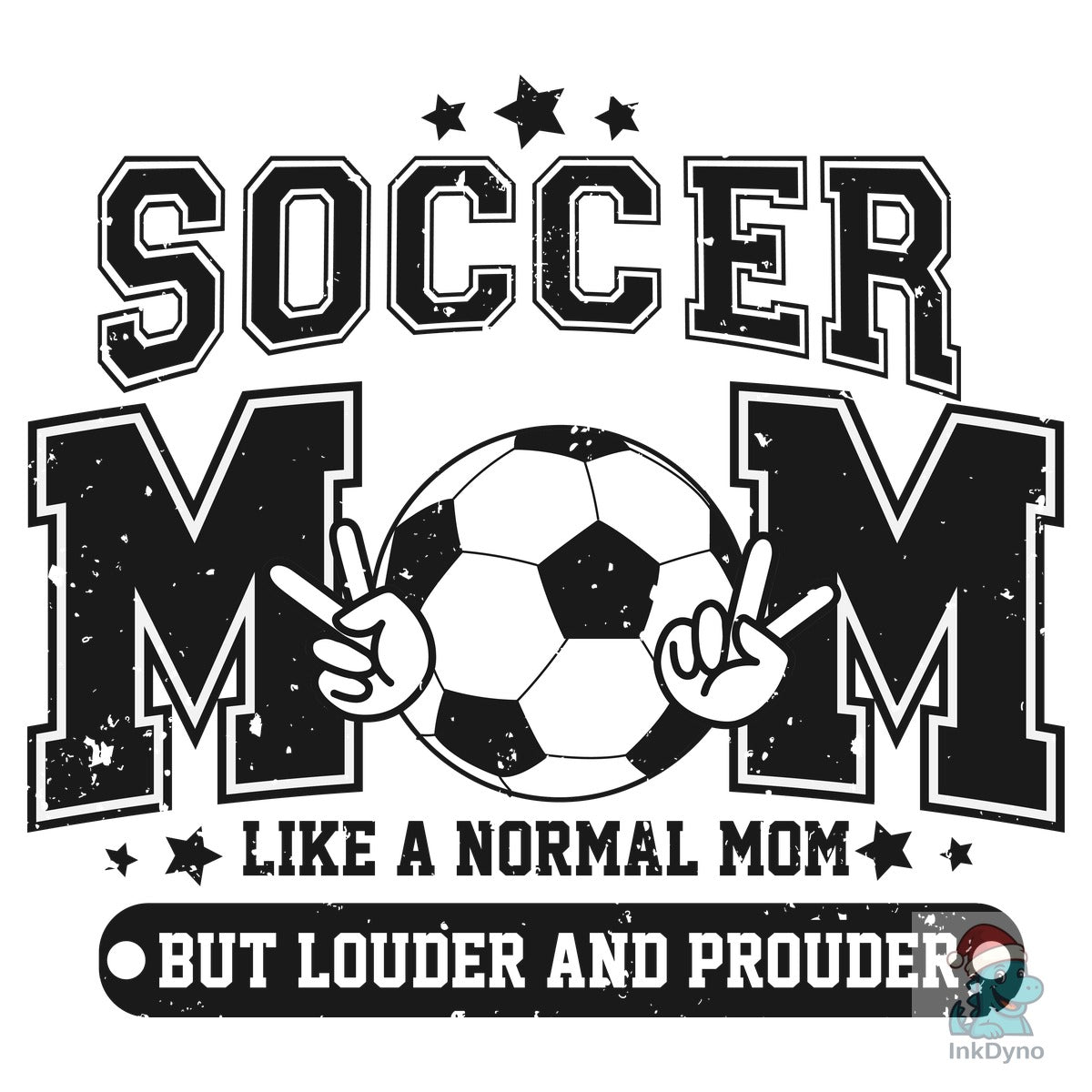Soccer Mom Funny Varsity Distressed
