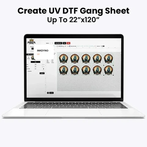 Custom UV Sticker Gang Sheet Builder