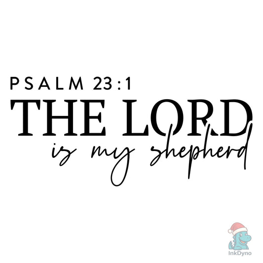 The Lord is My Shepherd Aesthetic Bible - DTF Transfer