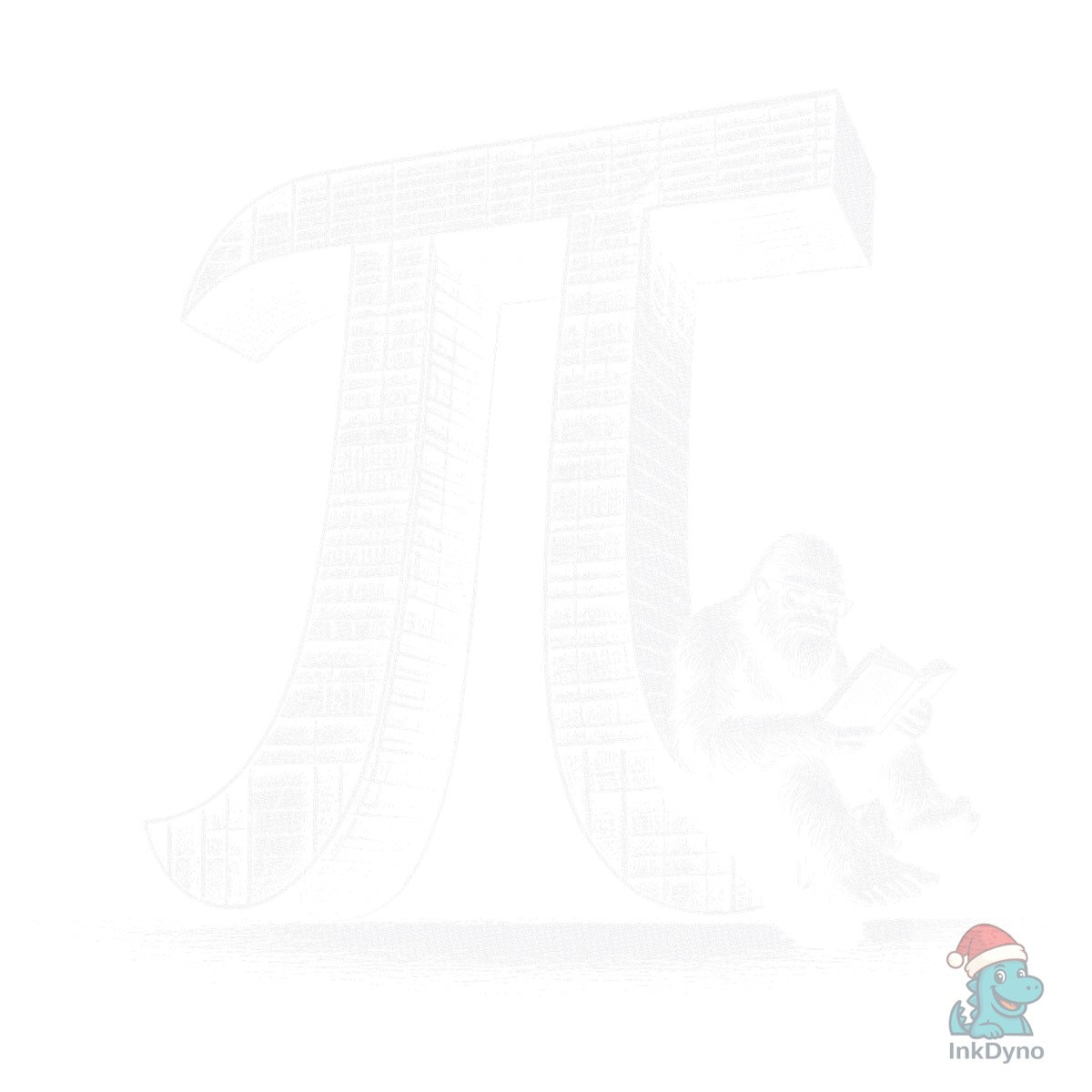 Happy Pi Day Bigfoot Reading Book