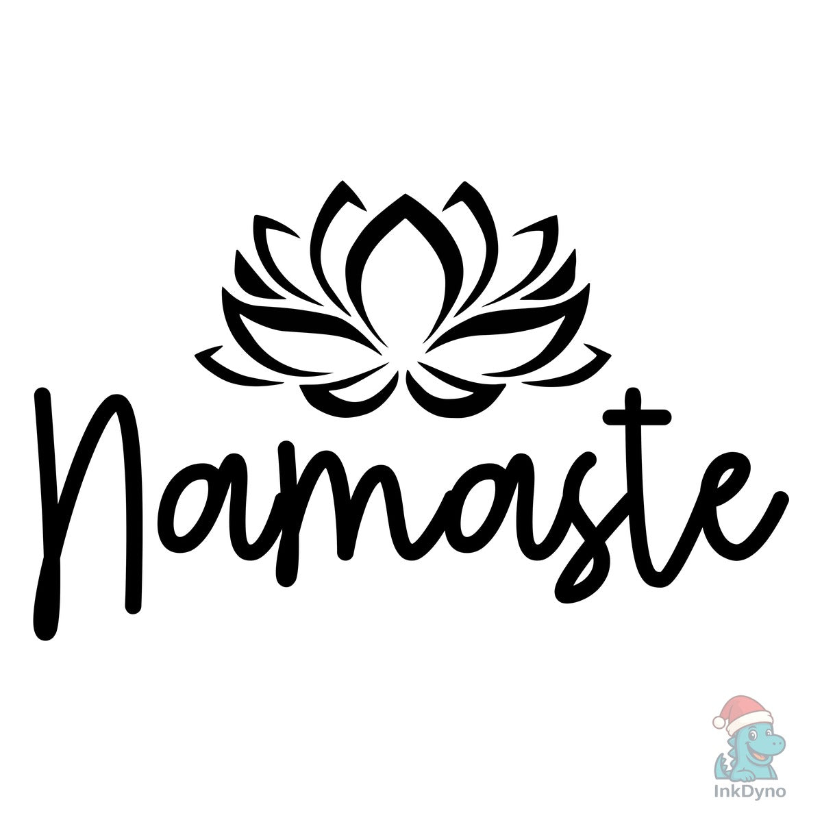 Namaste Lotus Yoga Iron-On