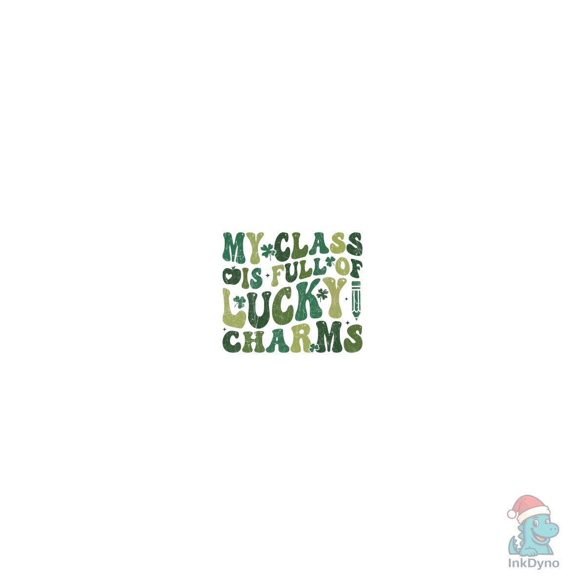 St Patricks Teacher Retro Lucky