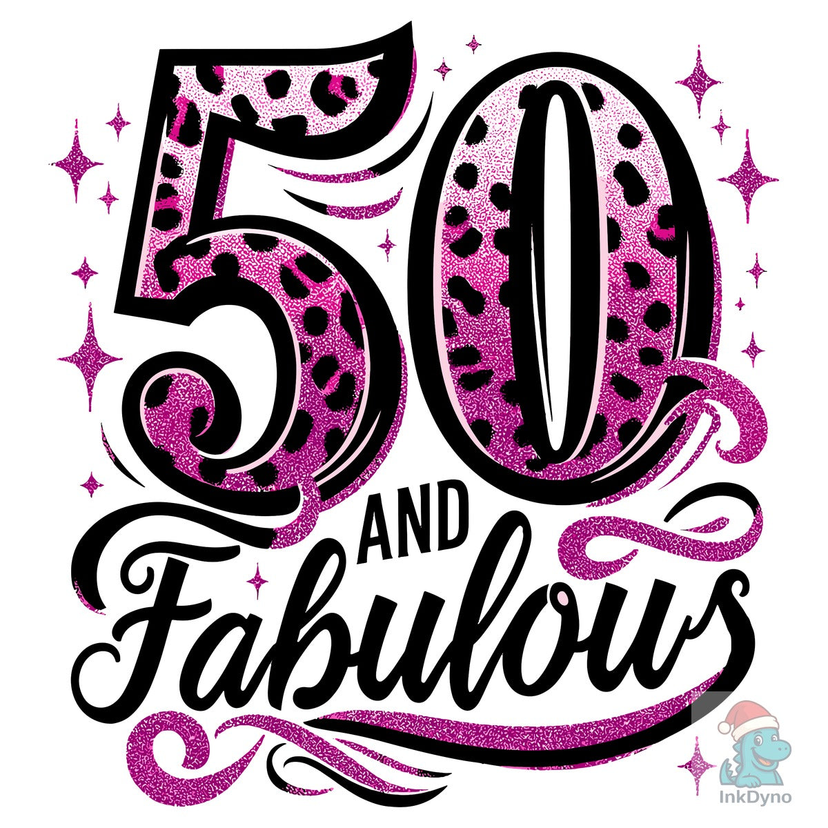 50 & Fabulous Birthday Design