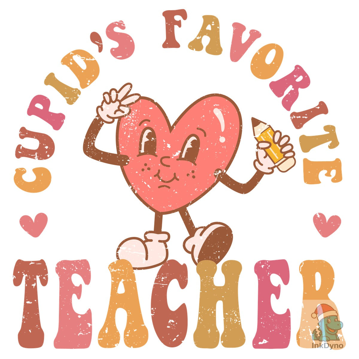 Teacher Valentine Heart Design