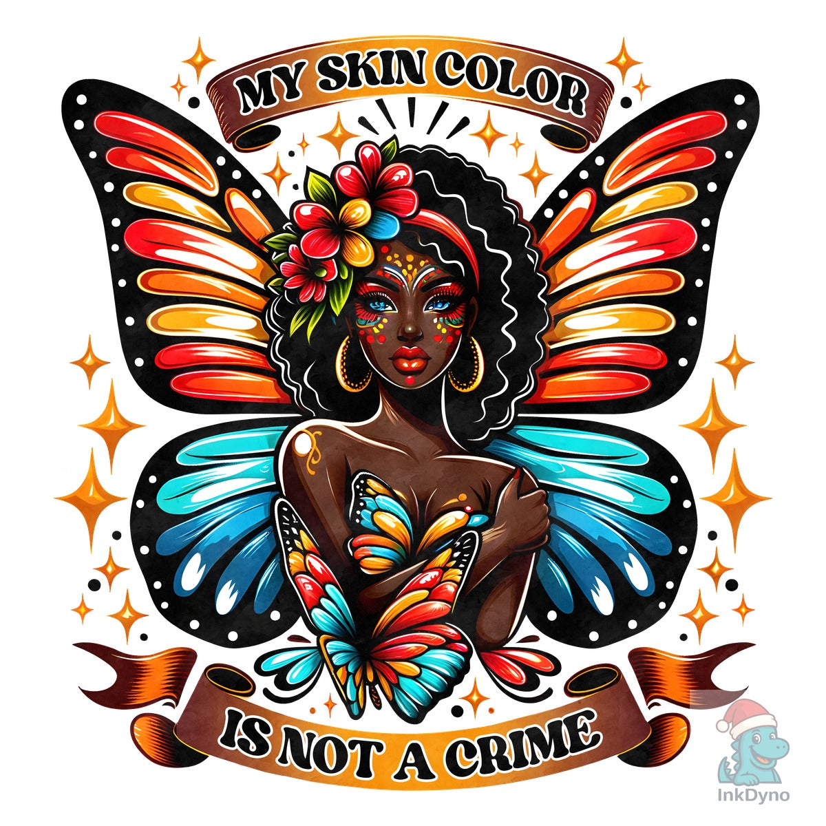 Black History Angel Graphic