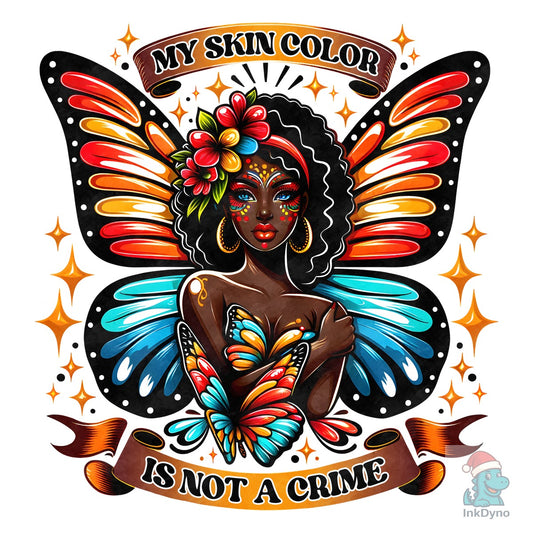 Black History Angel Graphic - DTF Transfer
