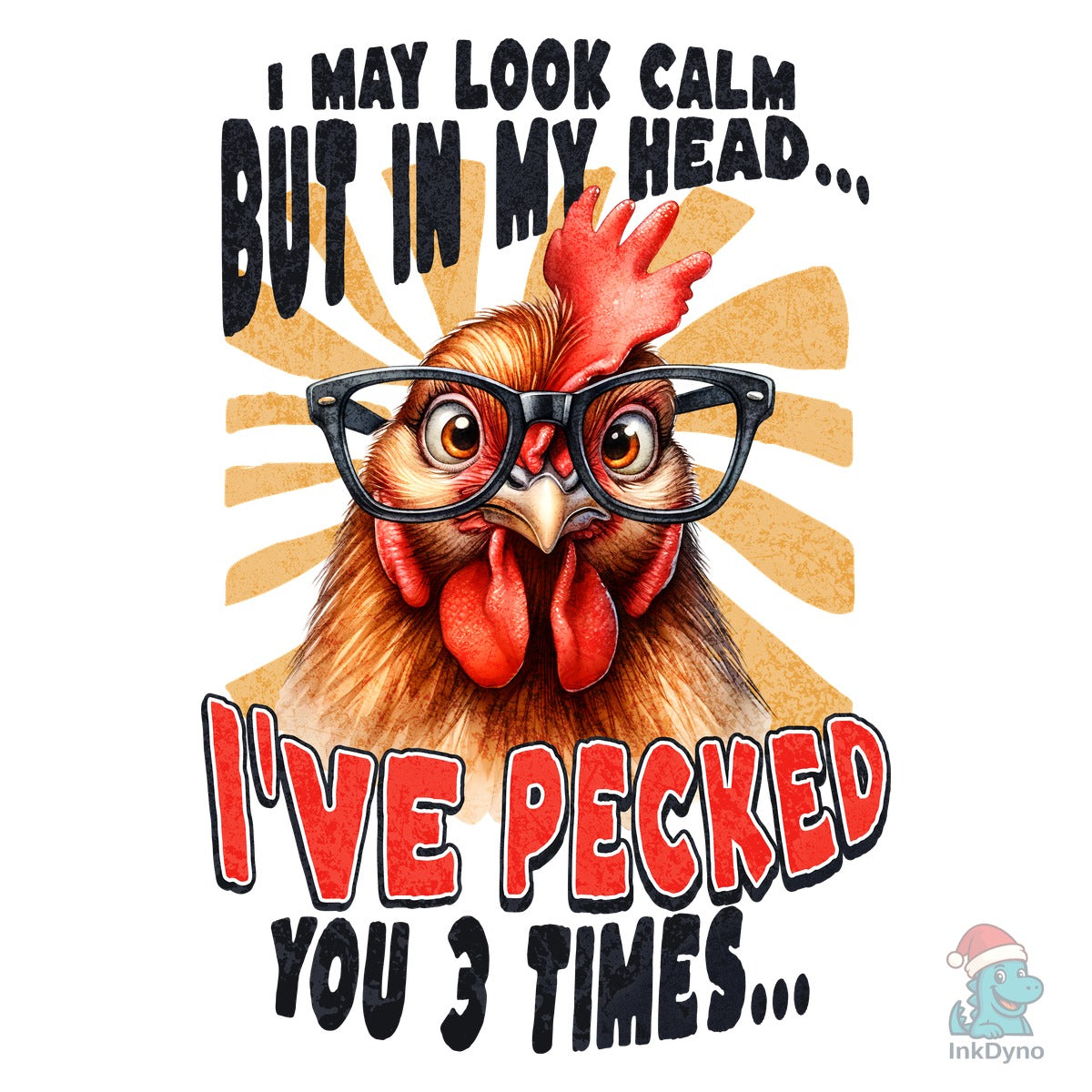 Funny Chicken Tee Graphic