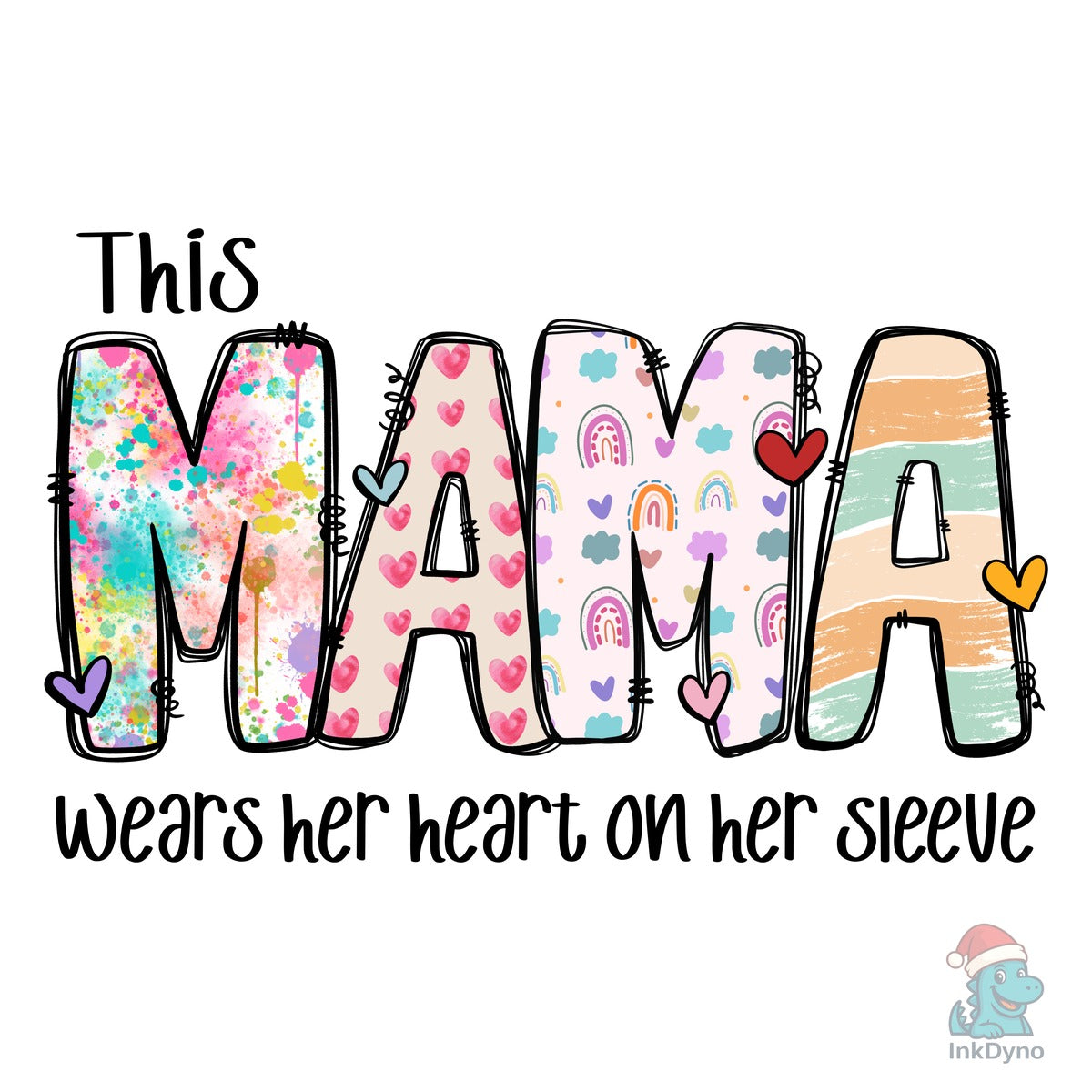 Mama Valentine Cute Pastel Design