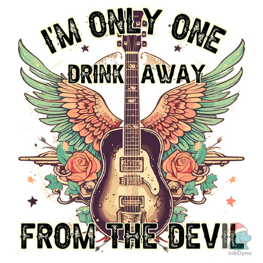 Western Guitar Wings - DTF Transfer