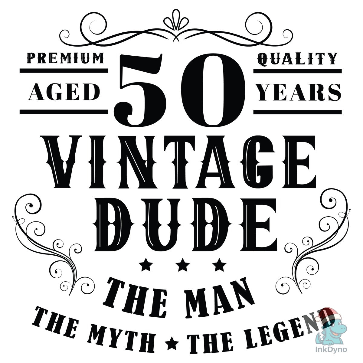 50 Vintage Dude 50th Birthday