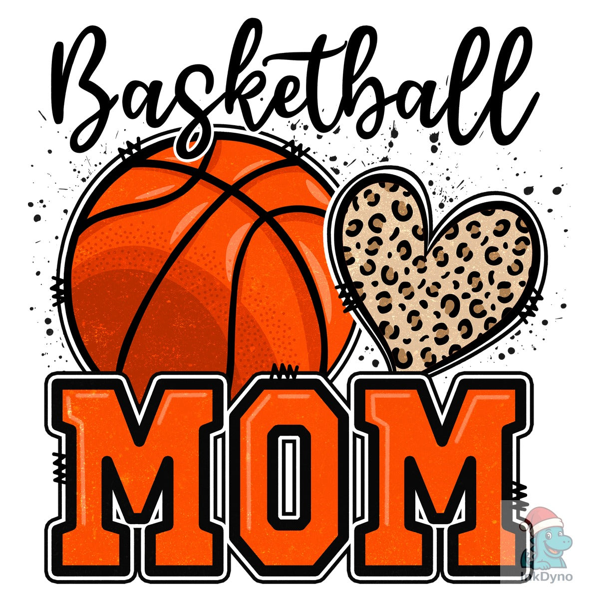 Basketball Mom Heat-Apply Graphic