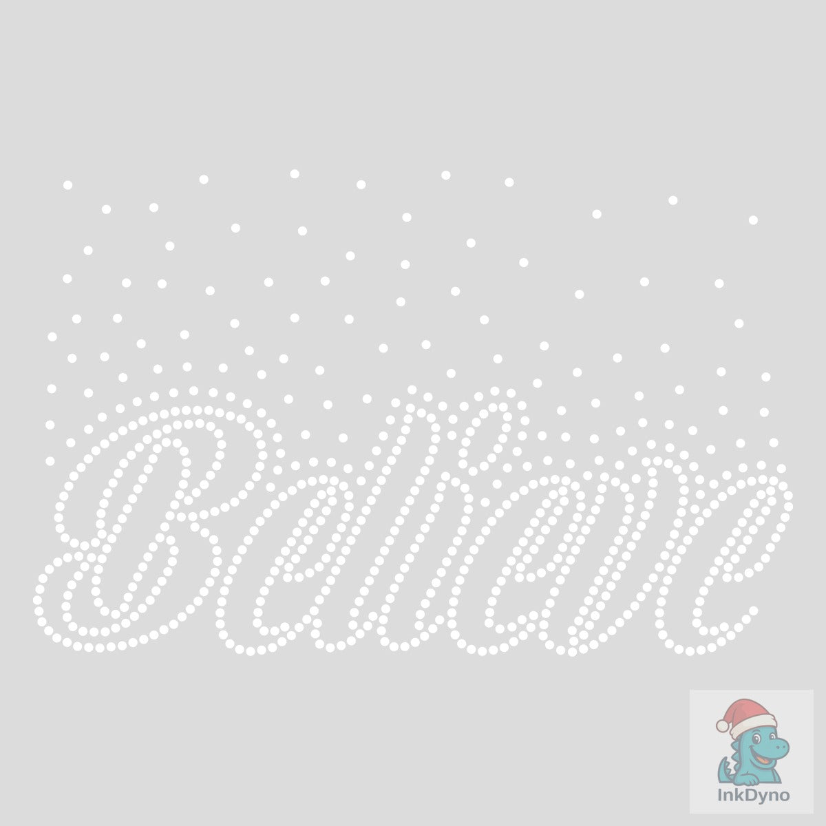 Believe Rhinestone T Shirt Design...