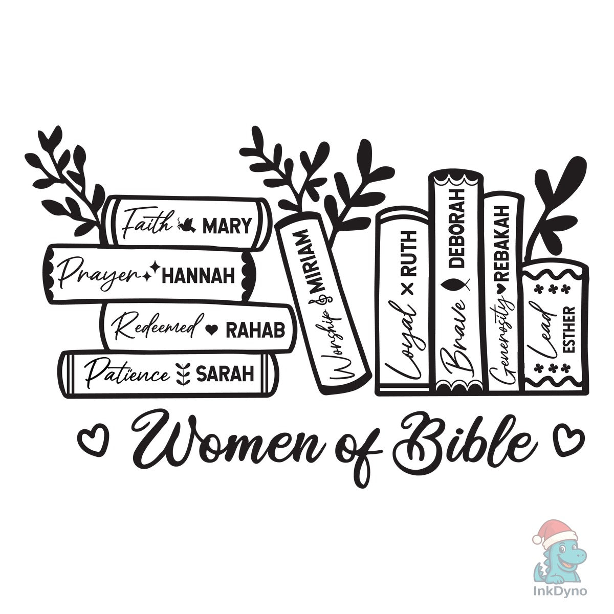 Women of the Bible Book Stack