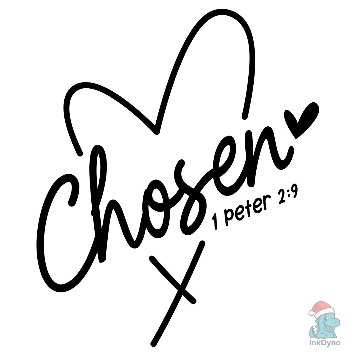 Chosen Heart Christian Heat-Press