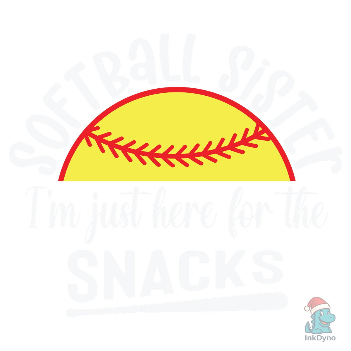 Softball Sister Baseball Sis Design