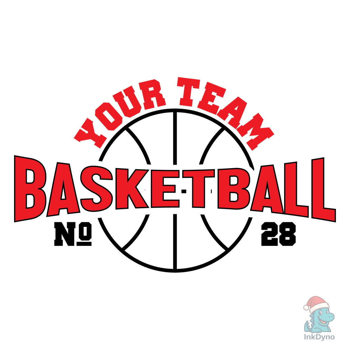 Your Team Basketball No 28 T-Shirt