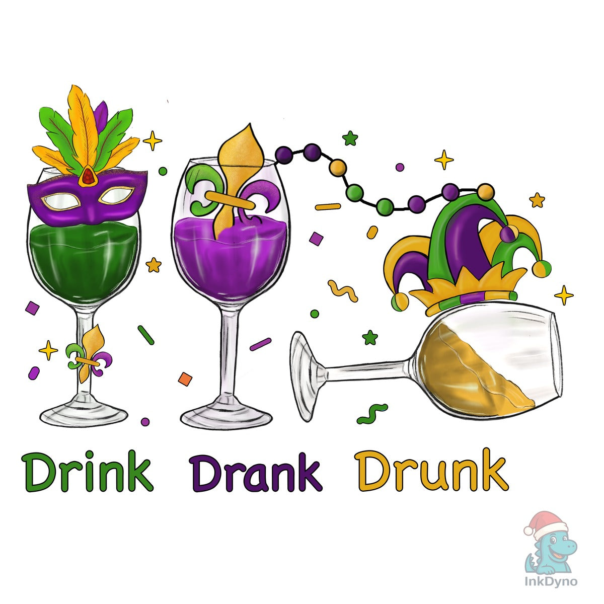 Mardi Gras Drink Drank Drunk Wine Heat
