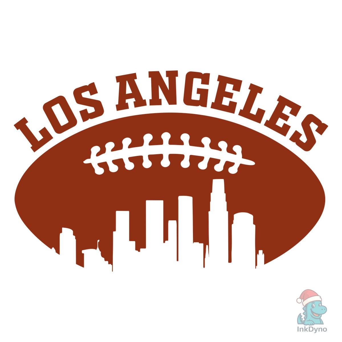 American Football Los Angeles Skyline
