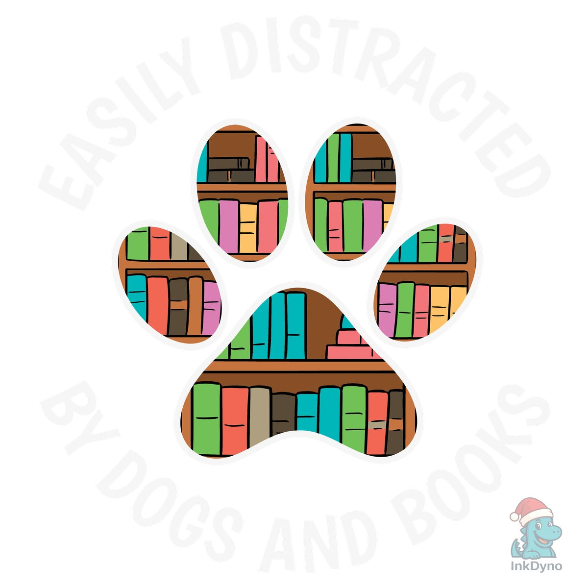 Easily Distracted by Dogs and Books Book