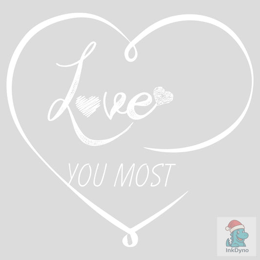 Love You Valentine's Tshirt Design - DTF Transfer