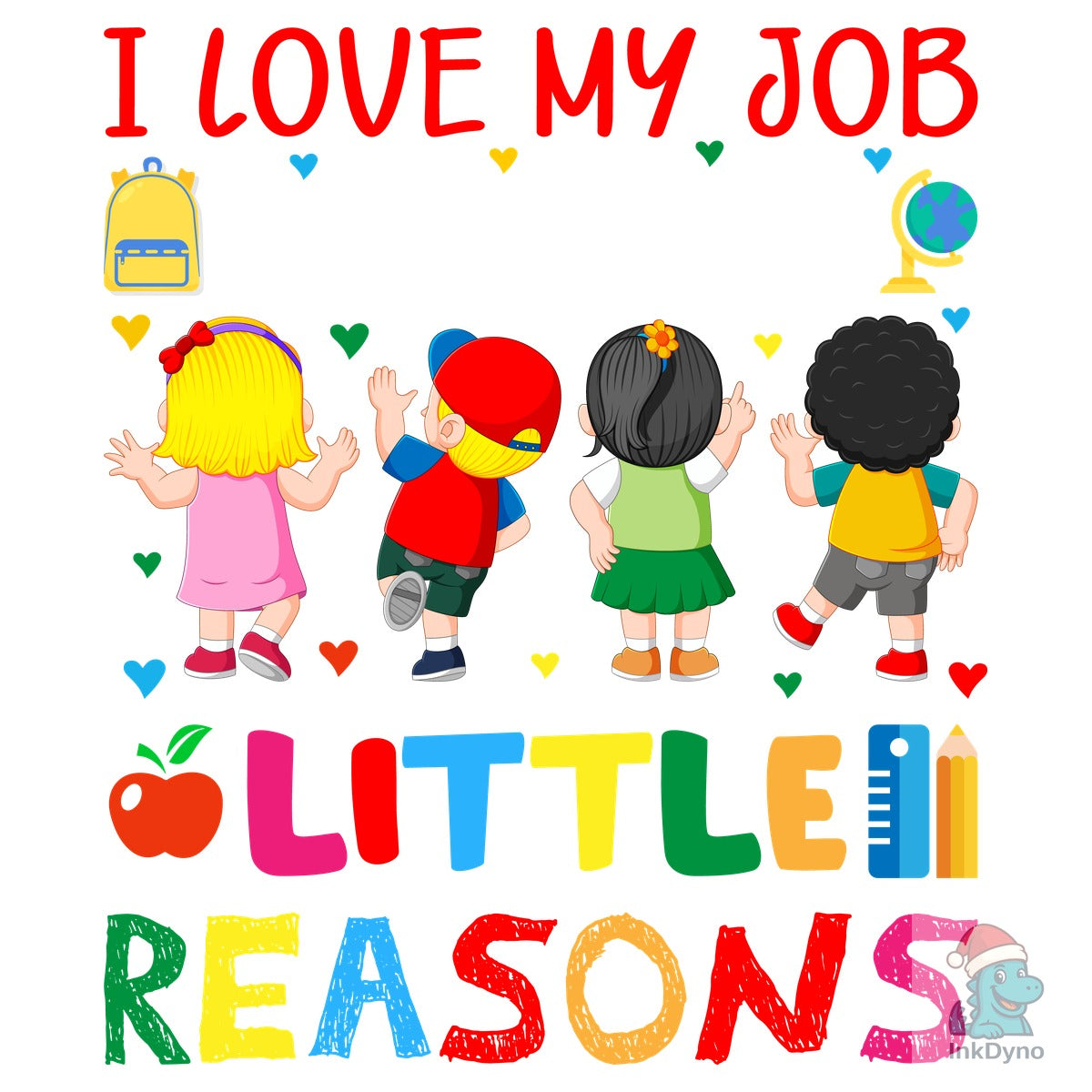 School Teacher T Shirt Design