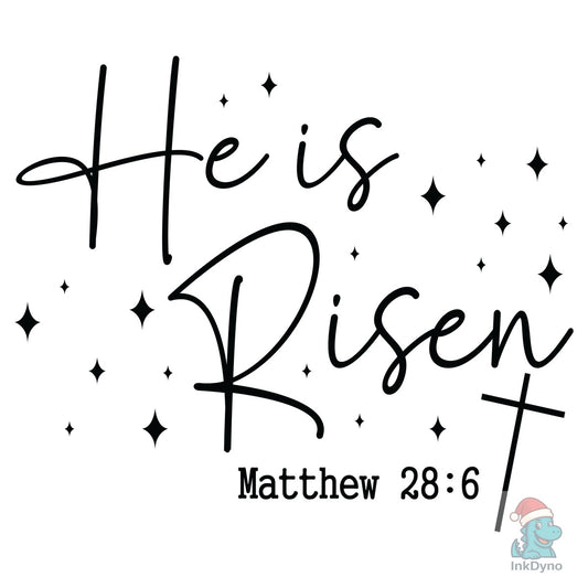 He is Risen Christian Easter - DTF Transfer