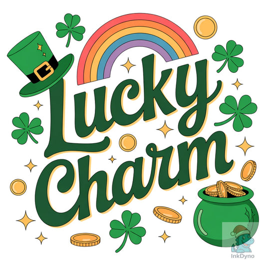 Lucky Lucky Charm Saint Patrick - DTF Transfer