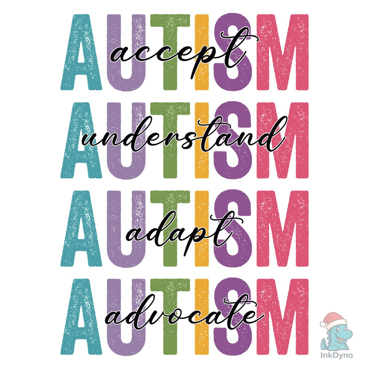 Retro Autism Awareness Accept Shirt