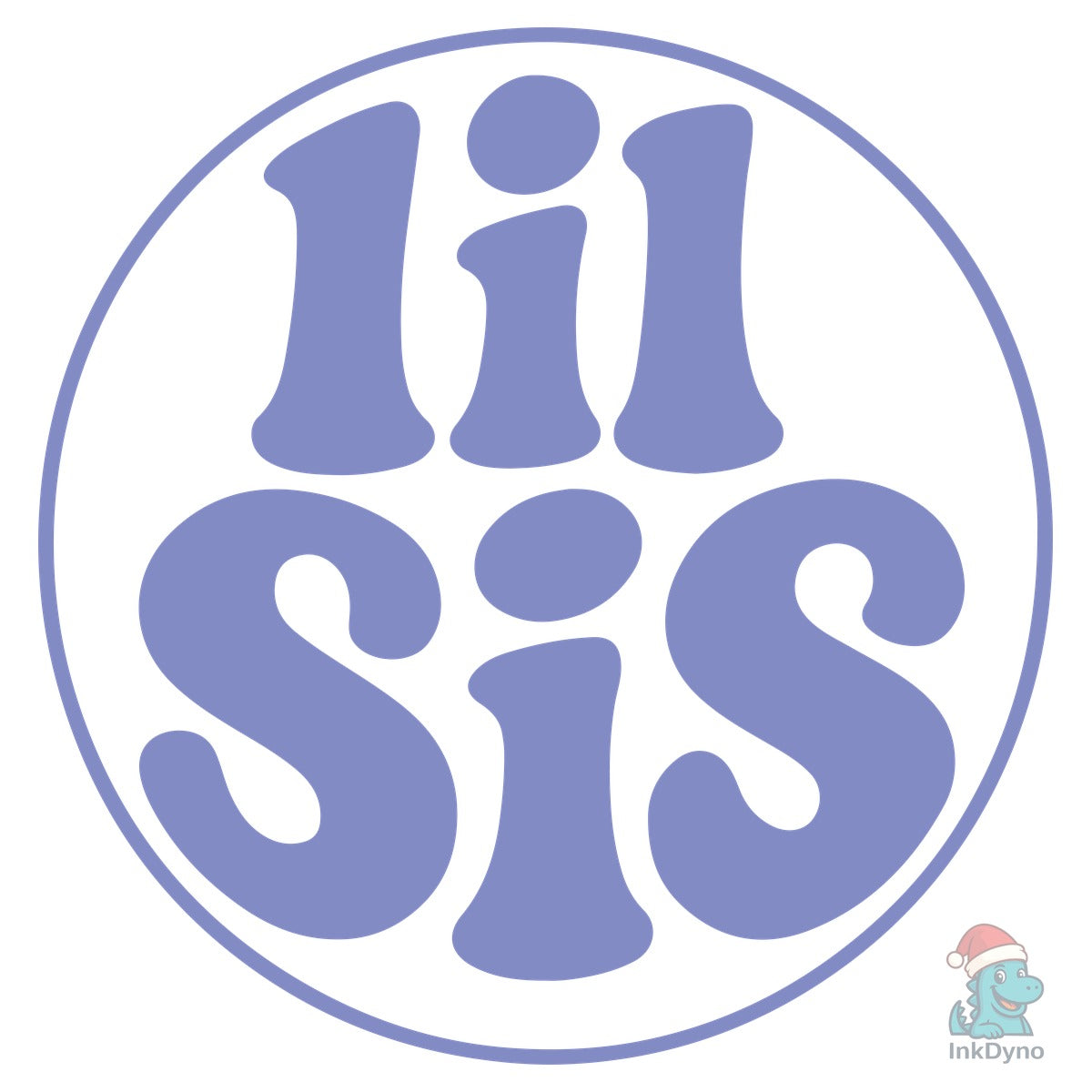 Retro Lil Sis Little Sister T-shirt