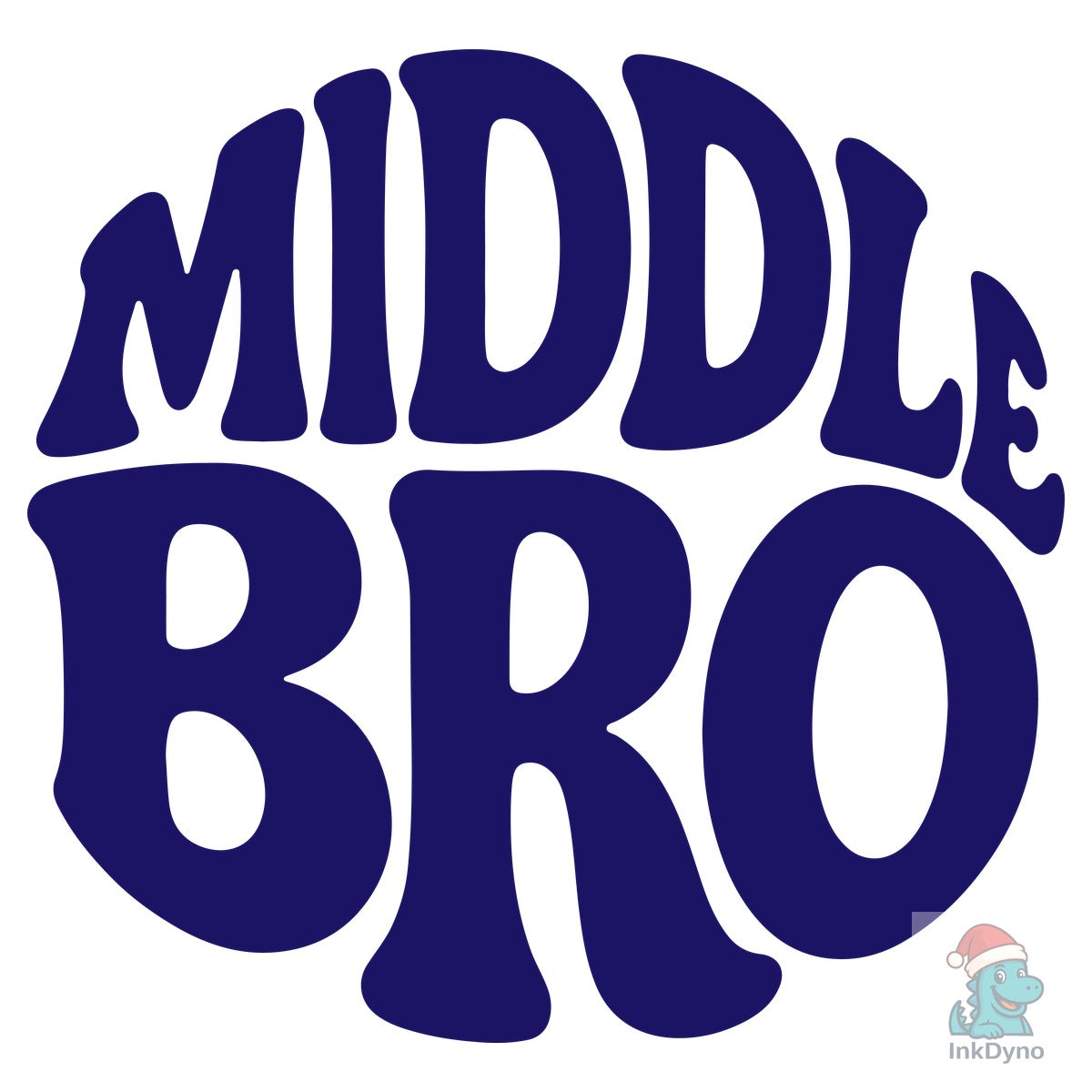 Retro Middle Bro Brother Design
