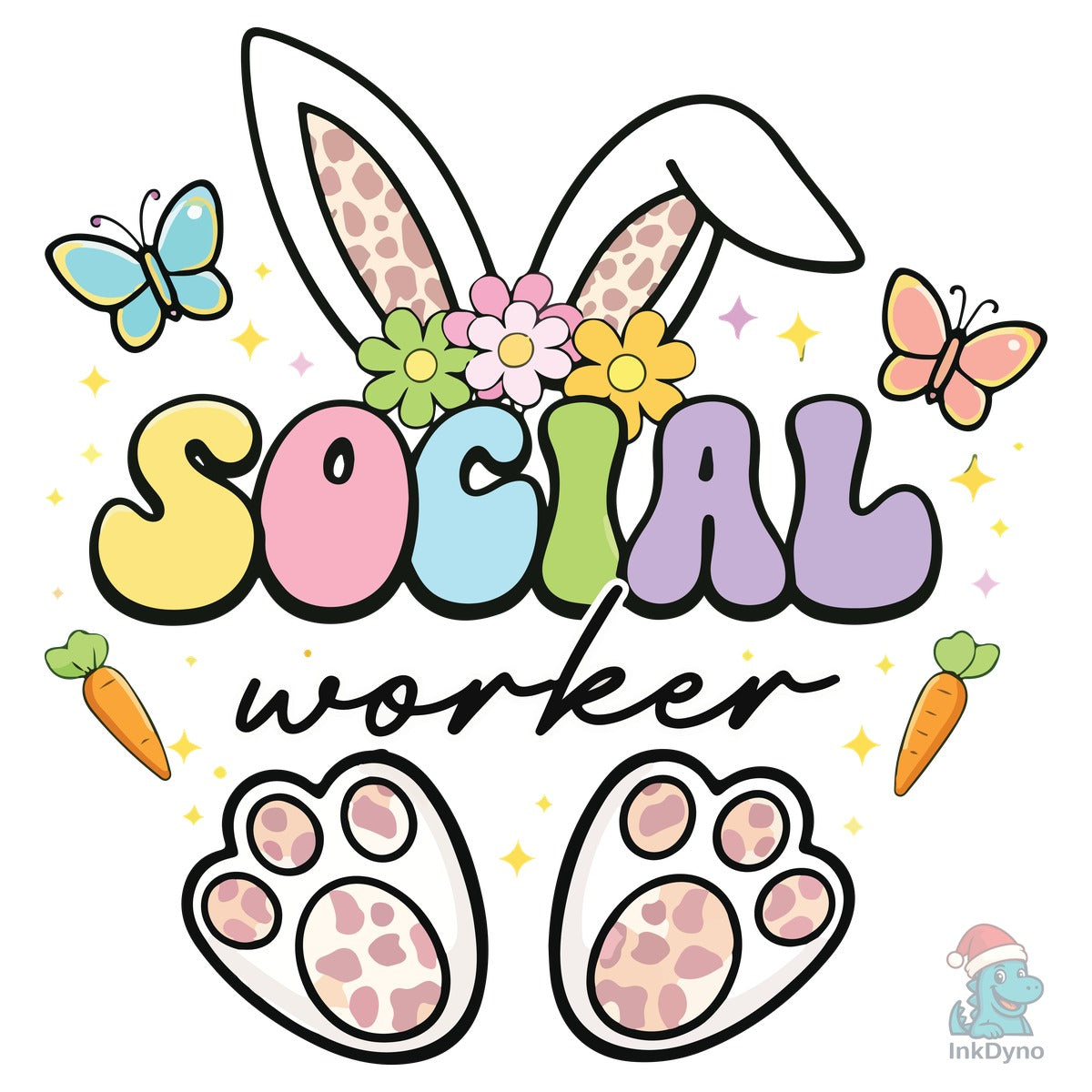 Social Worker Easter Bunny