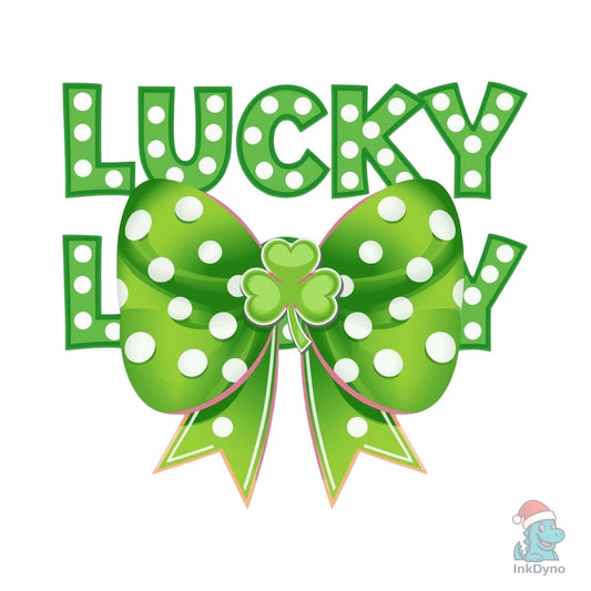 Coquette Lucky Bow St. Patrick's Day - DTF Transfer