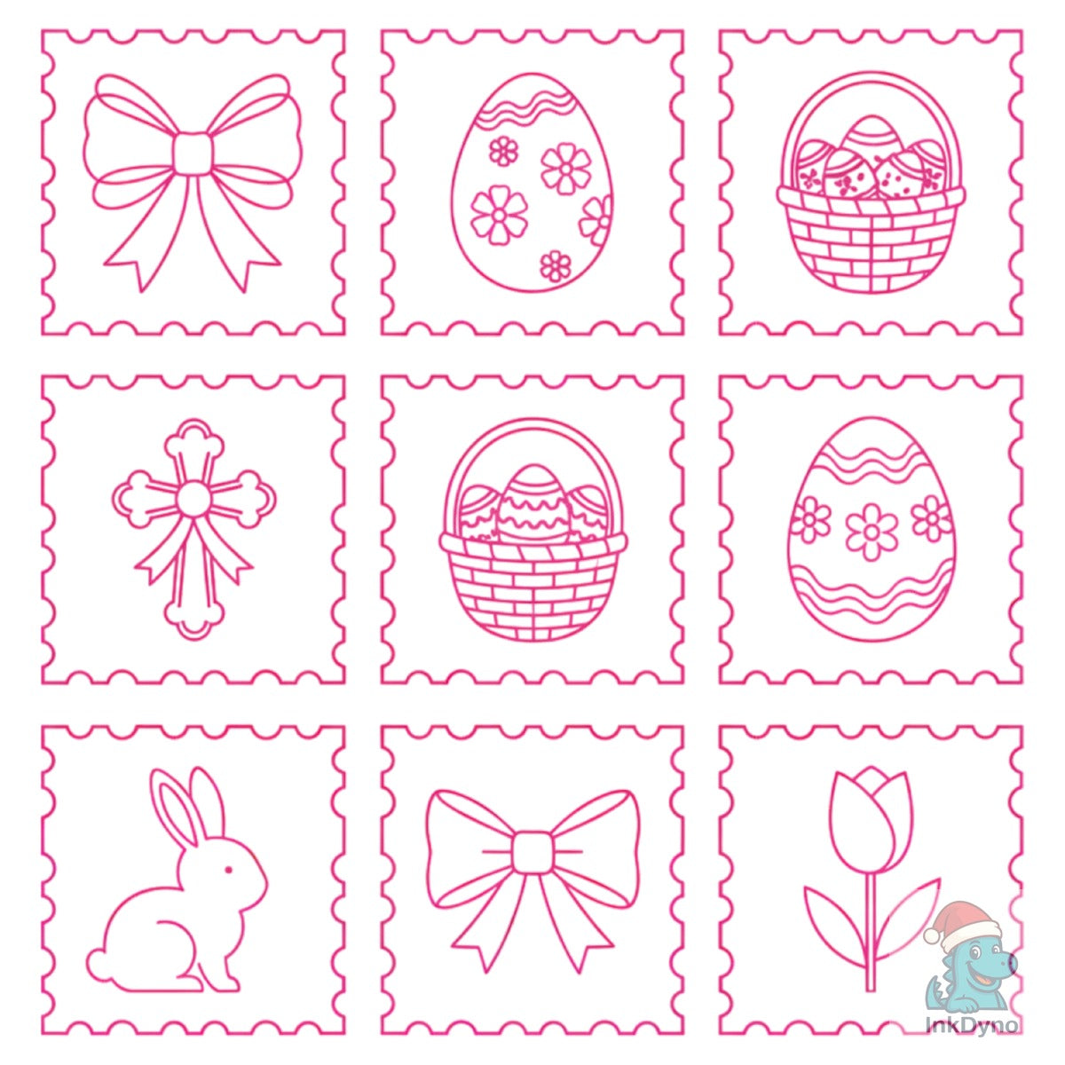 Easter Stamp Collection Sublimation
