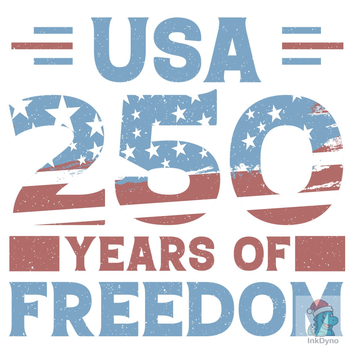 Usa 250 Years of Freedom T-shirt Design