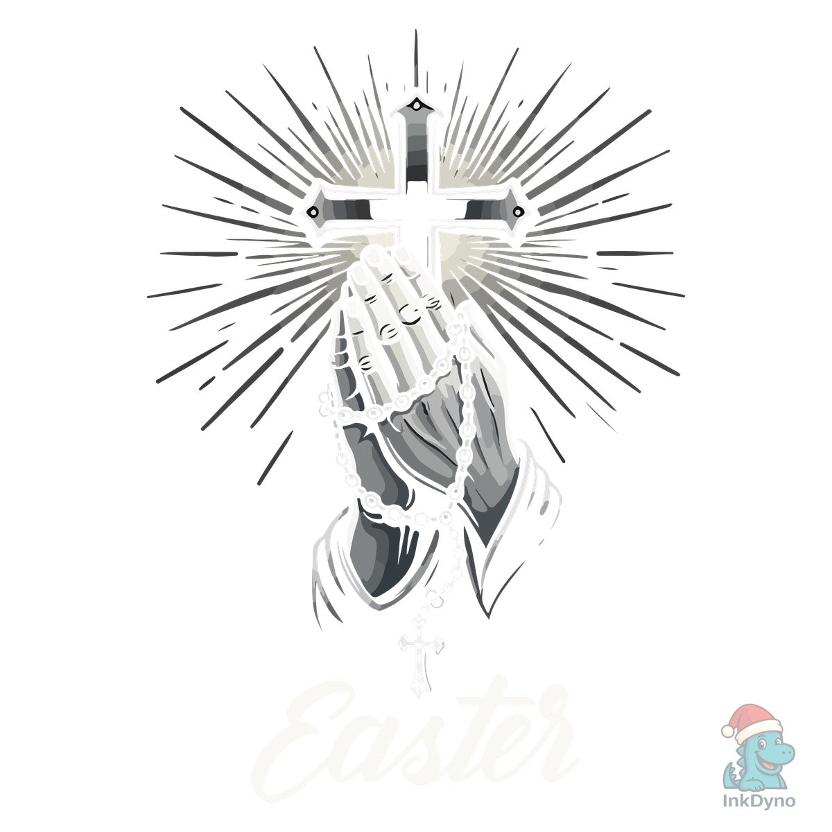 Christian Easter Praying Hands