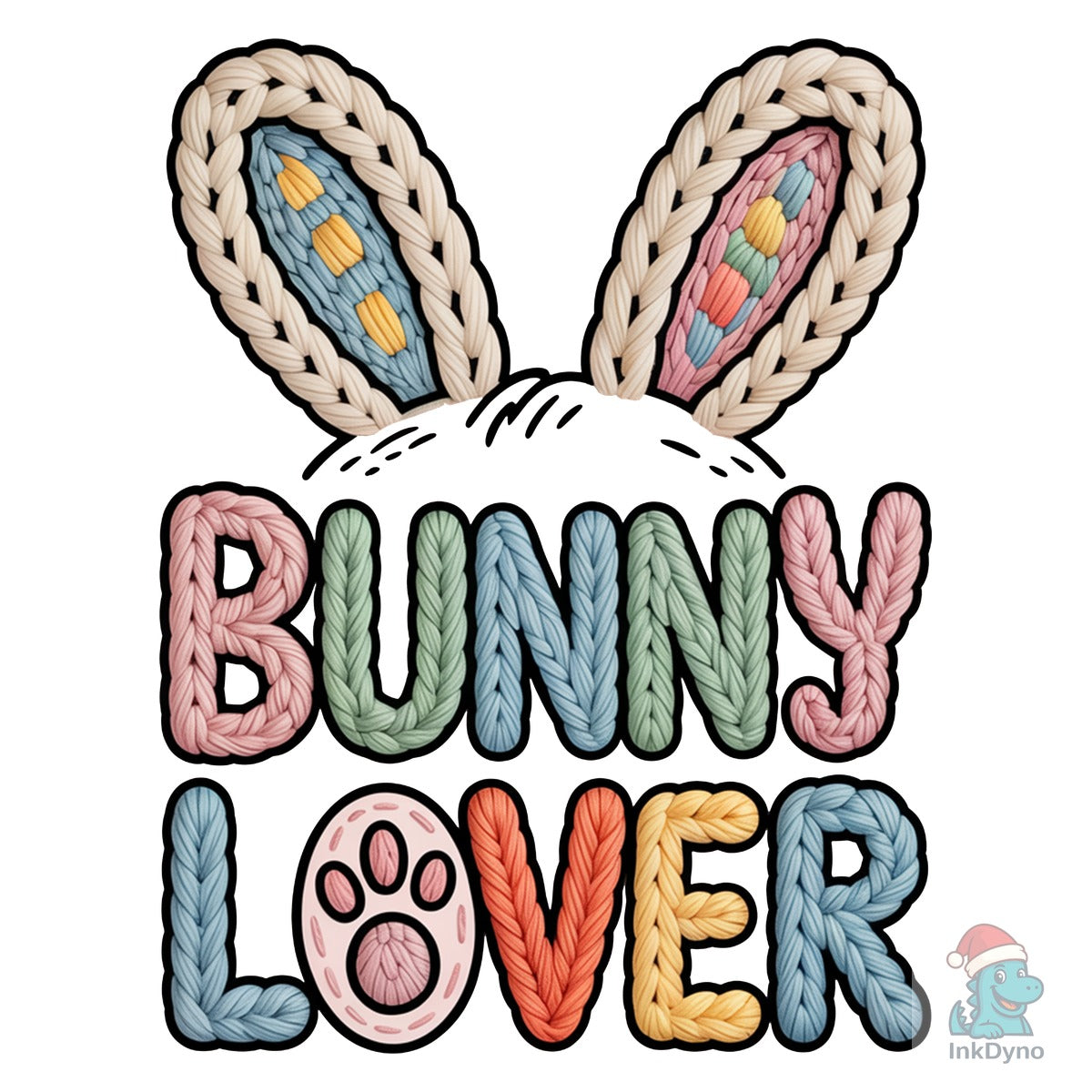 Faux Yarn Bunny Lover Bunny