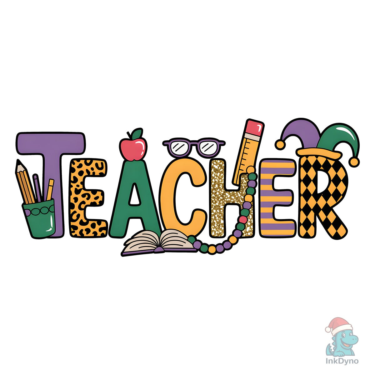 Mardi Gras Teacher Design