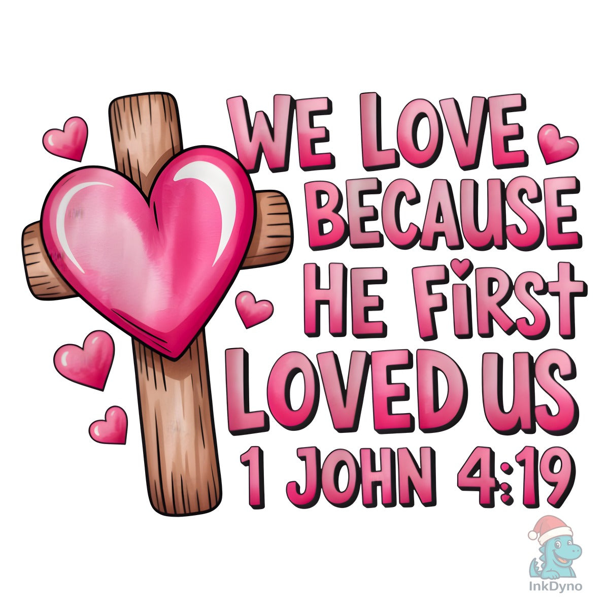 Heart Cross Valentine Jesus