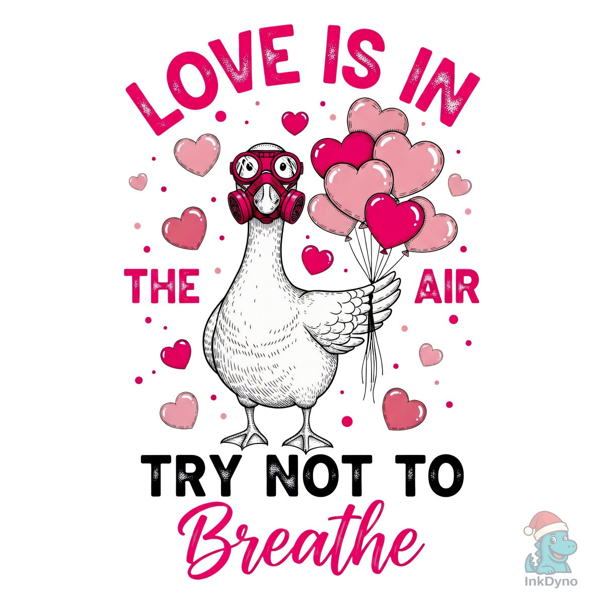Love is in the Air Goose Valentine