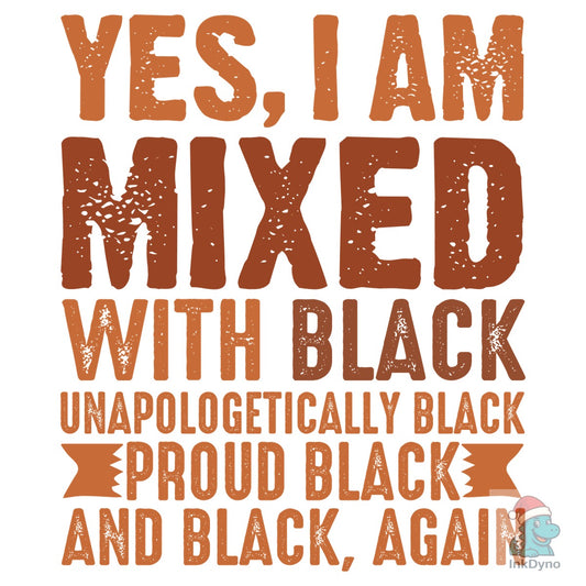 Mixed Black History Month T-Shirt - DTF Transfer